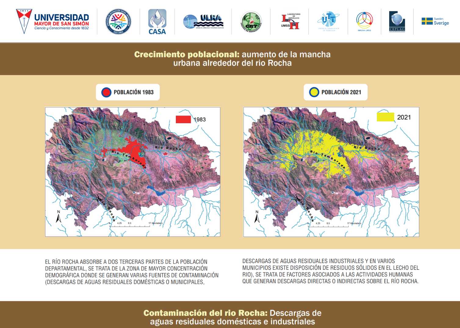 La Contaminación, actualidad del Rio Rocha y de la Laguna Alalay